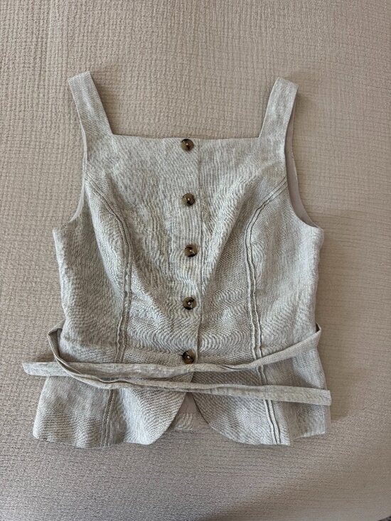 Reformation Tops - Emily Linen Two Piece (just the top)